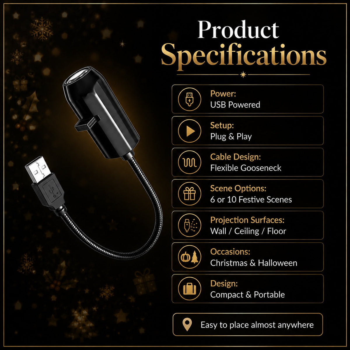Plug-&-Play HD c – 6 or 10 Festive Scenes