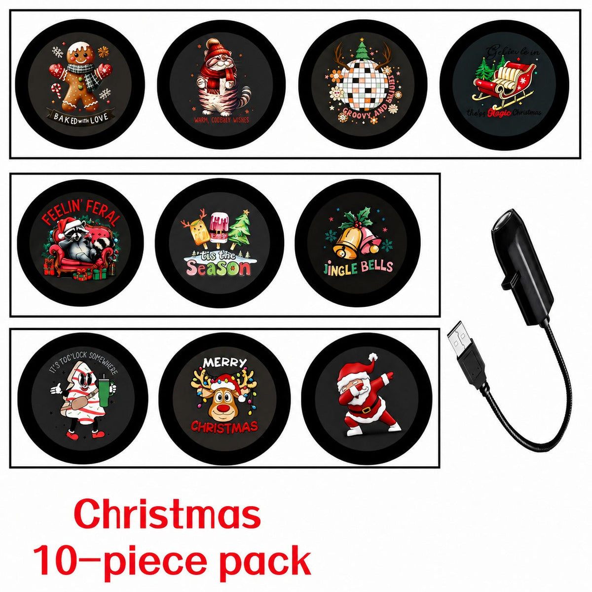 Plug-&-Play HD c – 6 or 10 Festive Scenes