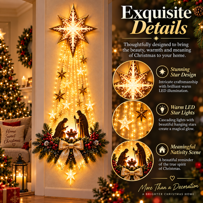 ⭐Bethlehem Star Christmas Nativity Light Decor✝️🎄