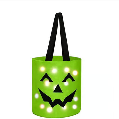 Halloween Candy in Buckets